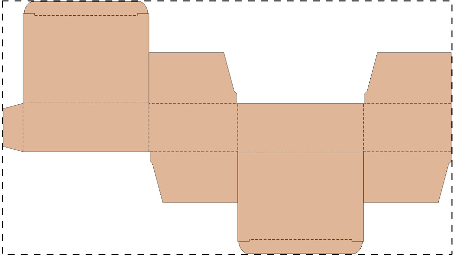 Custom kraft corrugated box