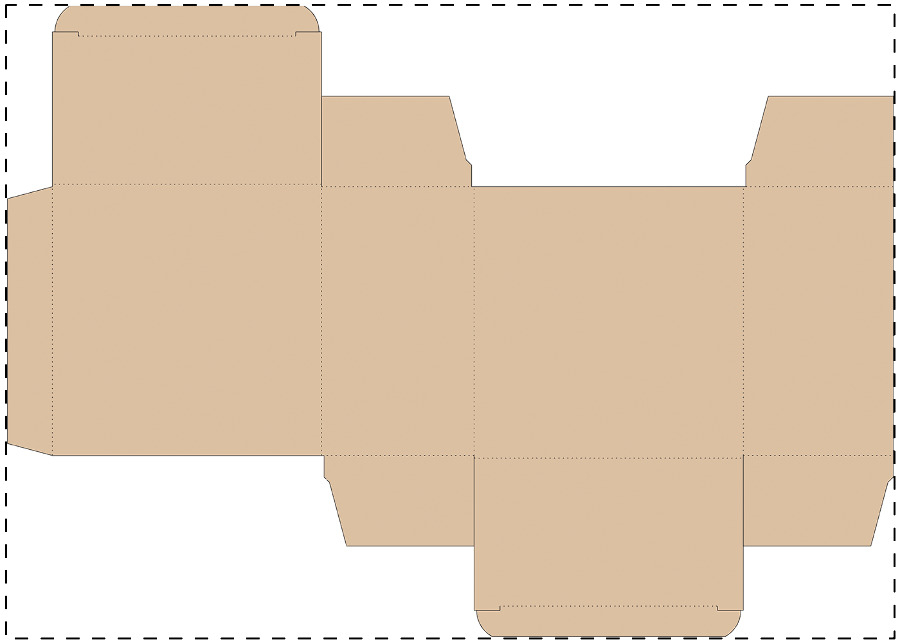 Custom kraft corrugated box
