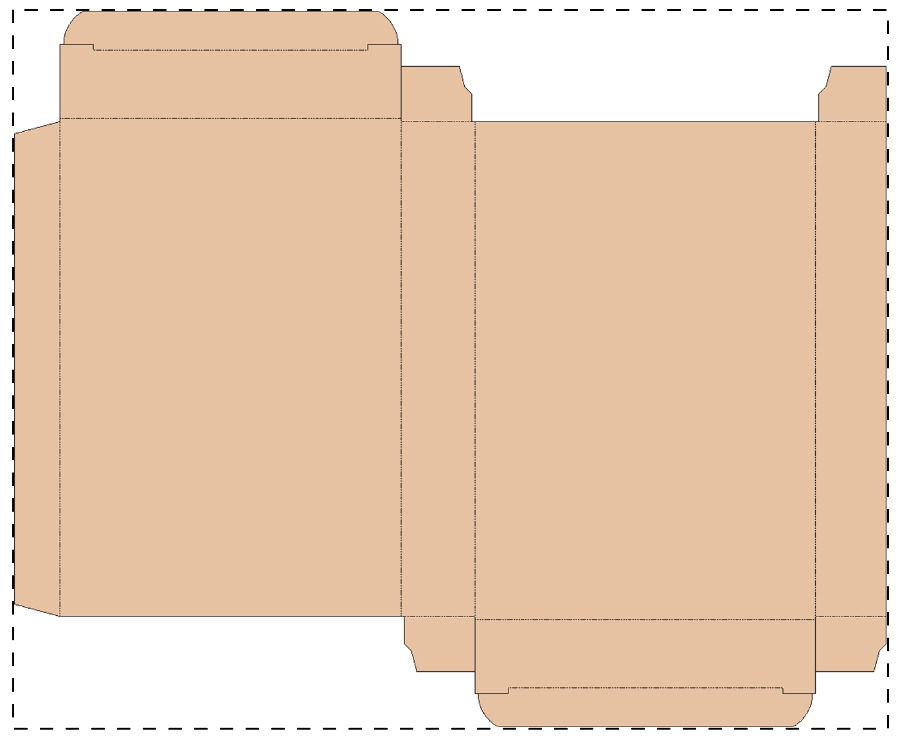 Custom kraft corrugated box