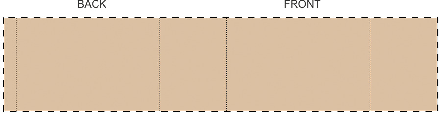 Individuelle Kraftpapierhülle