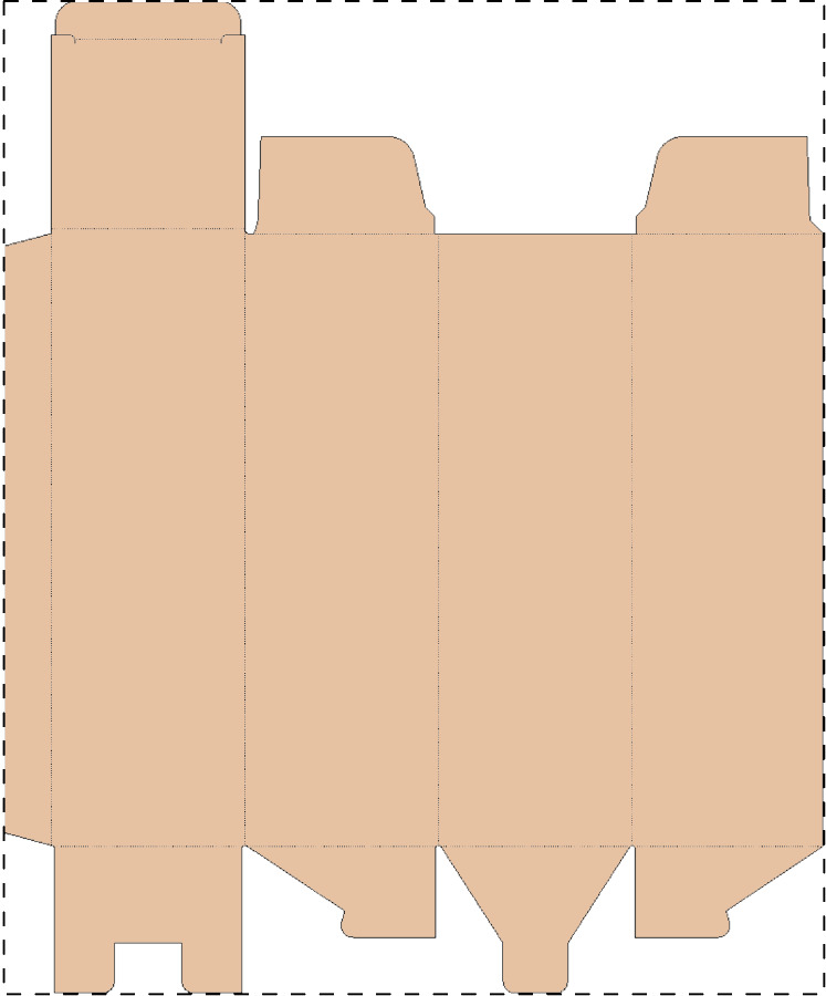 Individuelle Kraftwellpappschachtel