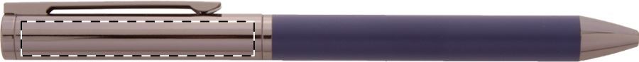 Ballpoint pen below clip - left handed