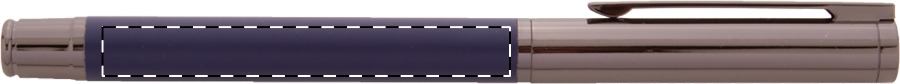 Roller pen barrel - left handed