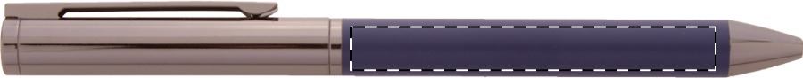 Ballpoint pen barrel - left handed