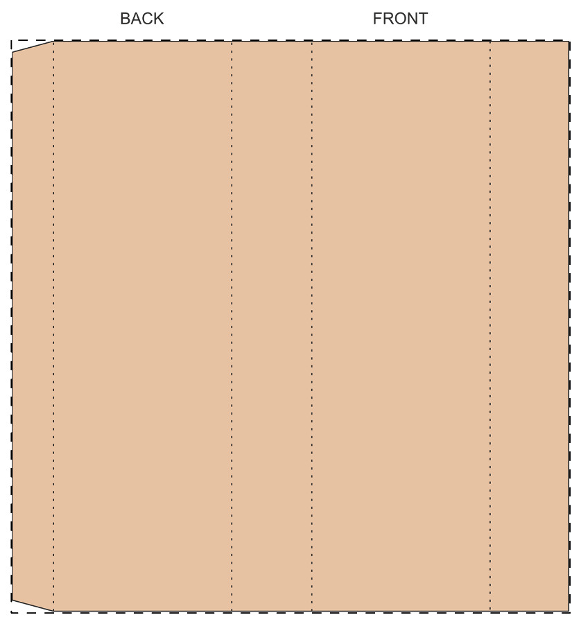 Manica personalizzata in carta kraft