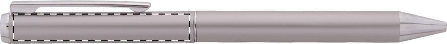 Ballpoint pen below clip - left handed