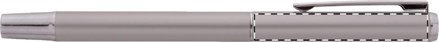 Roller pen below clip - left handed