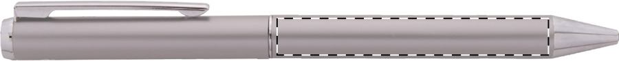 Ballpoint pen barrel - left handed