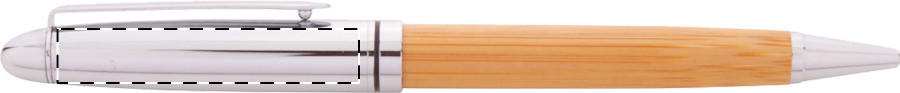 Ballpoint pen below clip - left handed