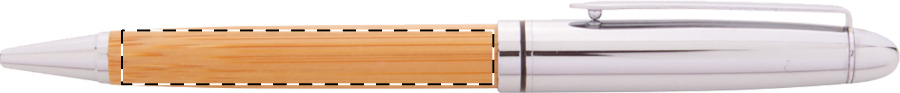 Ballpoint pen barrel - right handed