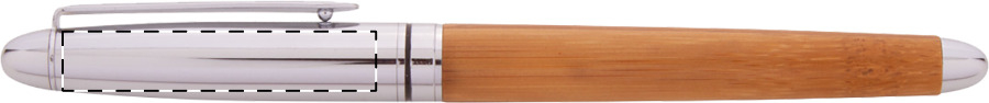 Roller pen below clip - left handed