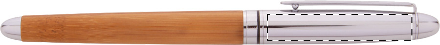 Roller pen below clip - right handed