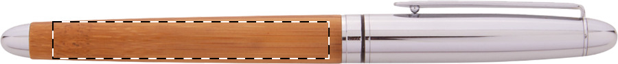 Roller pen barrel - left handed