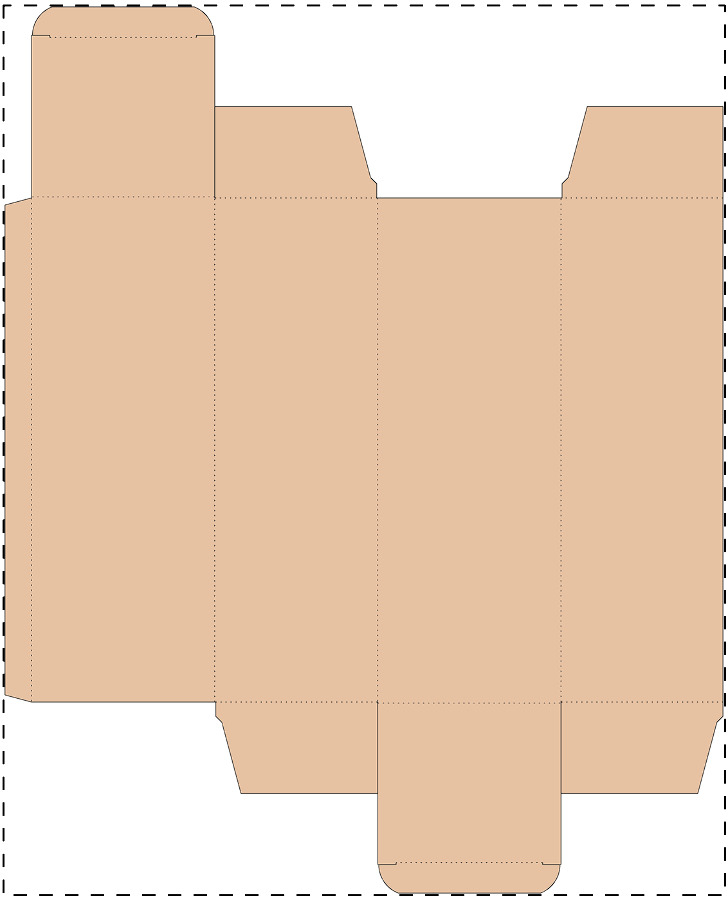 Custom kraft corrugated box