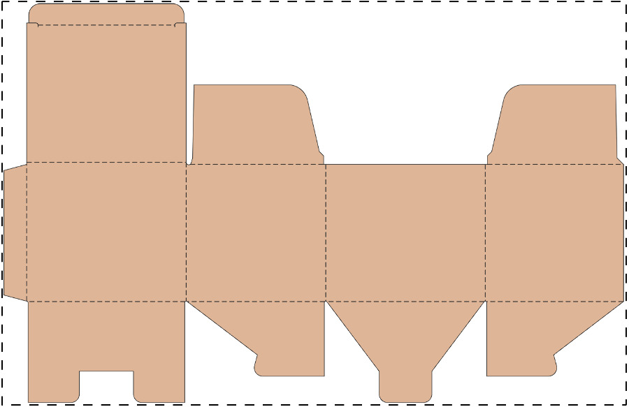 Custom kraft corrugated box