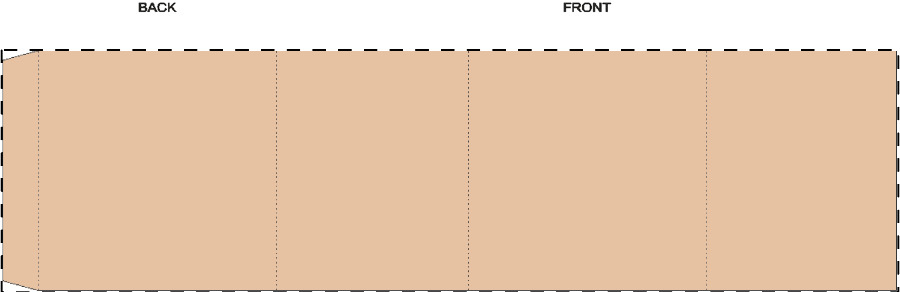 Individuelle Kraftpapierhülle
