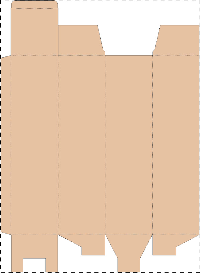 Individuelle Kraftwellpappschachtel