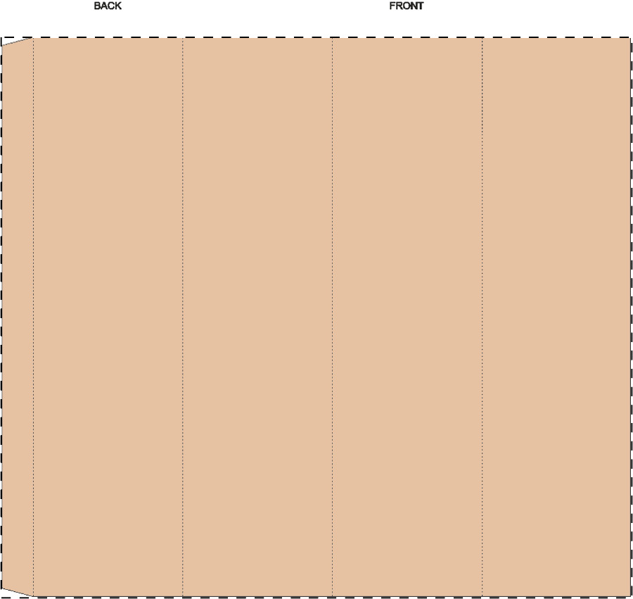 Individuelle Kraftpapierhülle