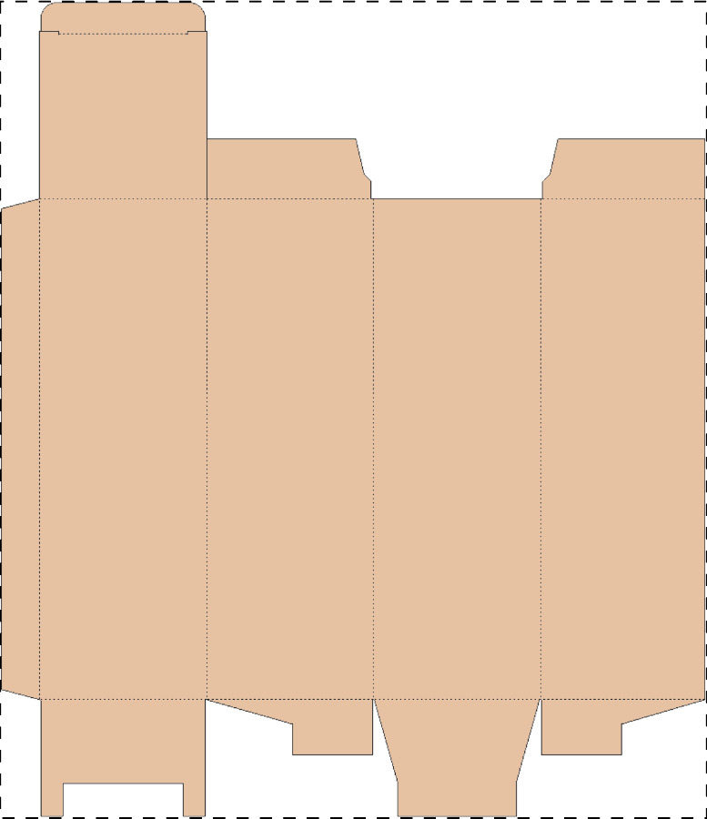 Individuelle Kraftwellpappschachtel