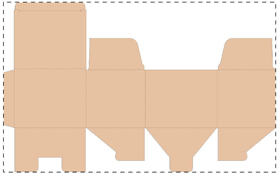 Custom kraft corrugated box