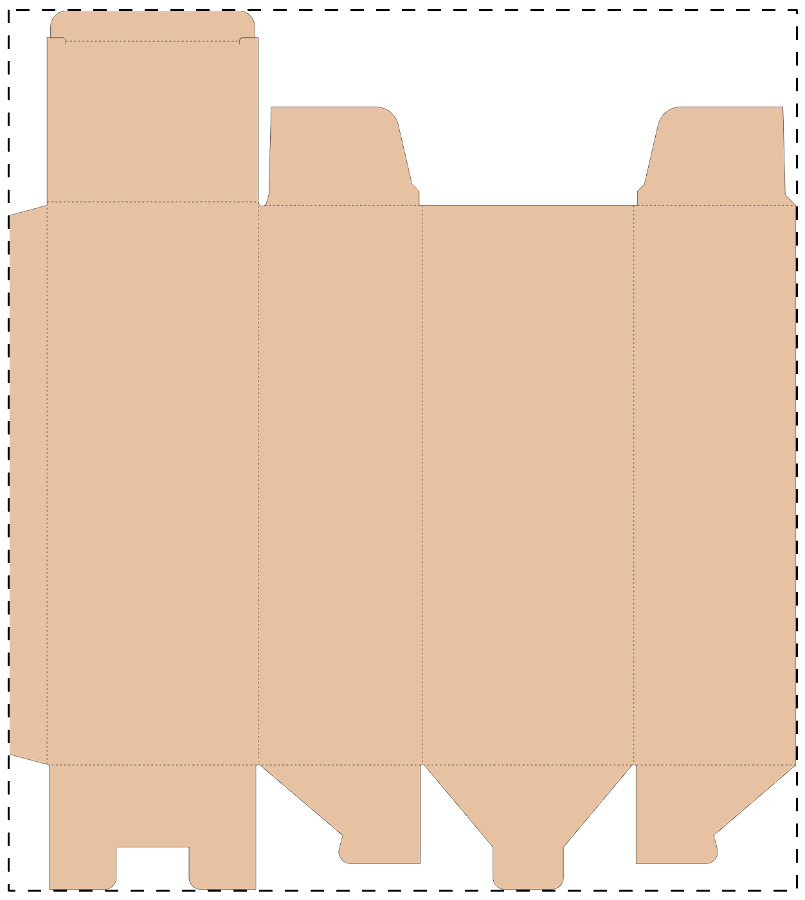 Individuelle Kraftwellpappschachtel