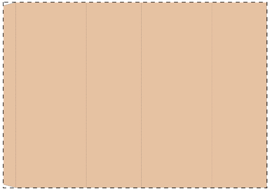 Individuelle Kraftpapierhülle