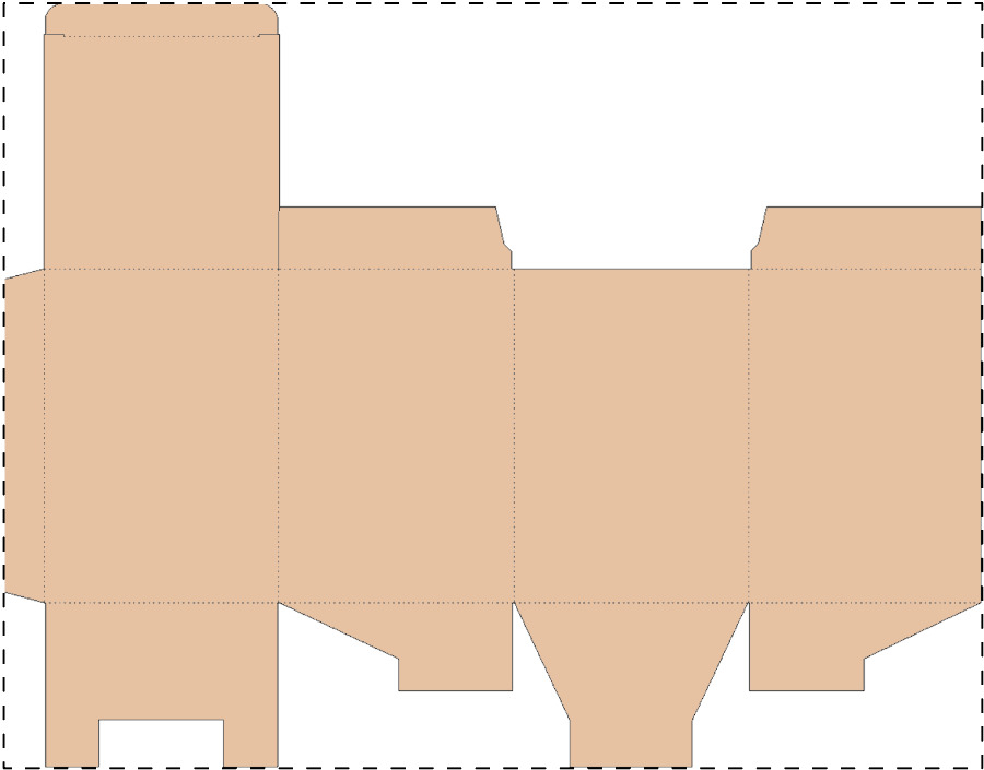 Custom kraft corrugated box