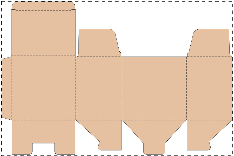 Custom kraft corrugated box