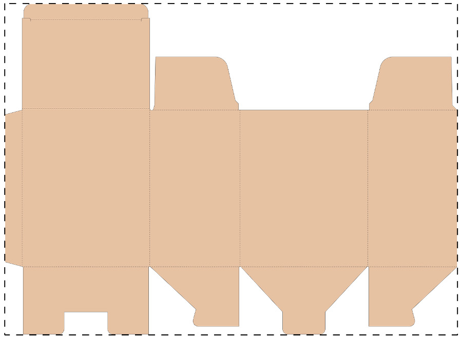 Custom kraft corrugated box