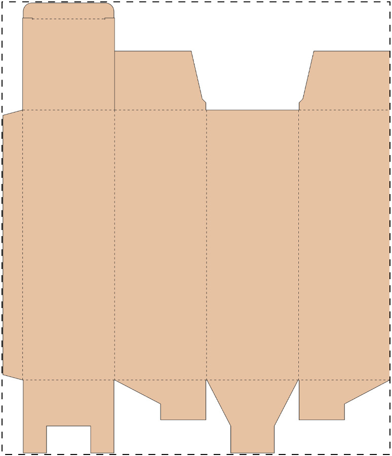 Custom kraft corrugated box