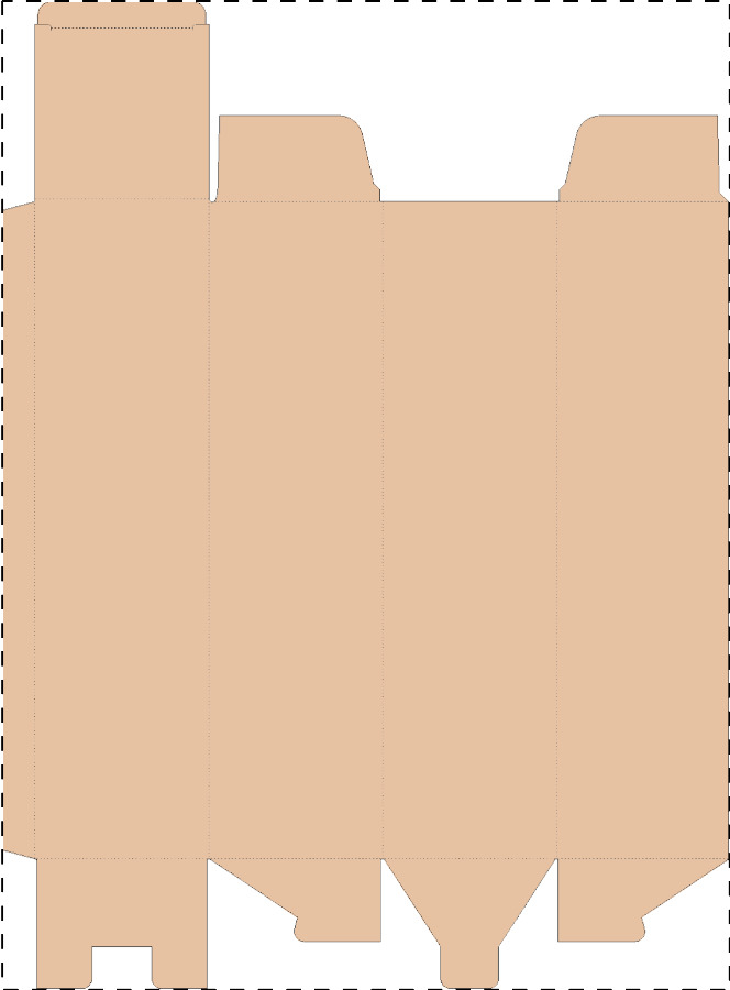 Individuelle Kraftwellpappschachtel