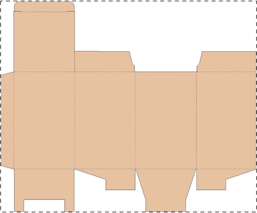 Custom kraft corrugated box