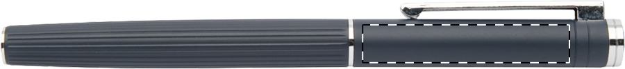 Roller pen below clip - left handed