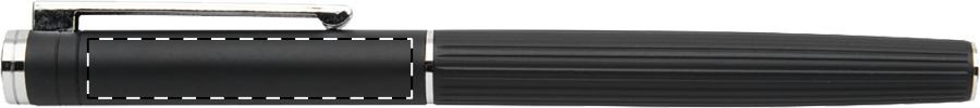 Roller pen below clip - right handed
