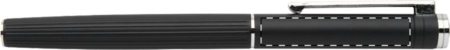 Roller pen below clip - left handed