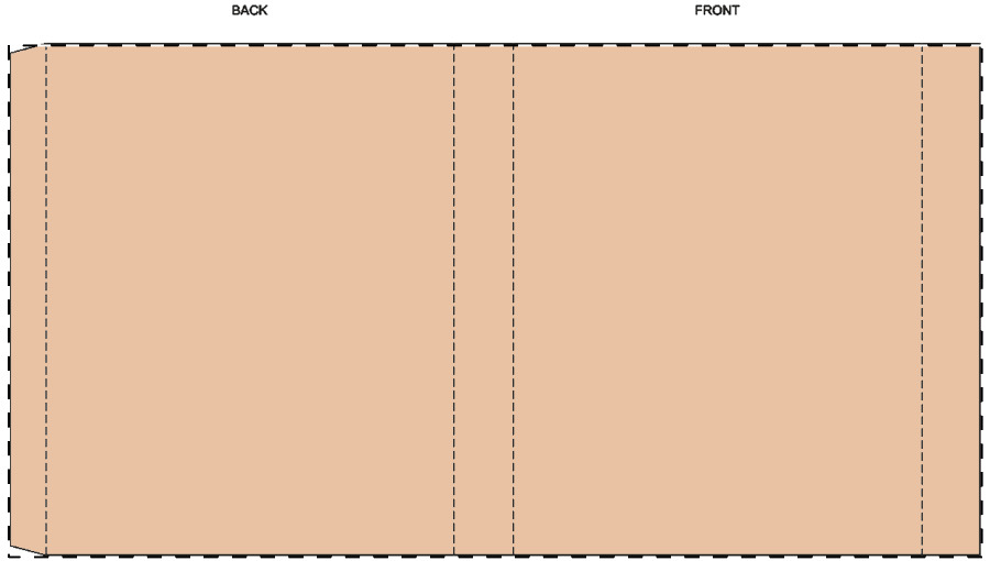Individuelle Kraftpapierhülle