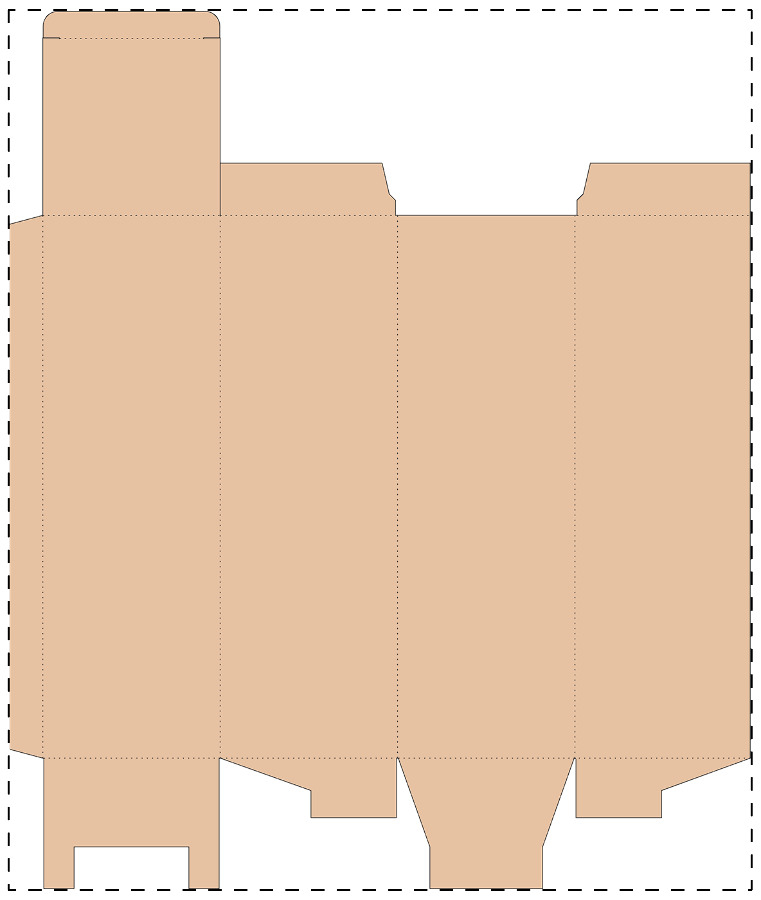 Custom kraft corrugated box