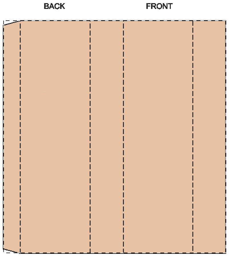 Individuelle Kraftpapierhülle