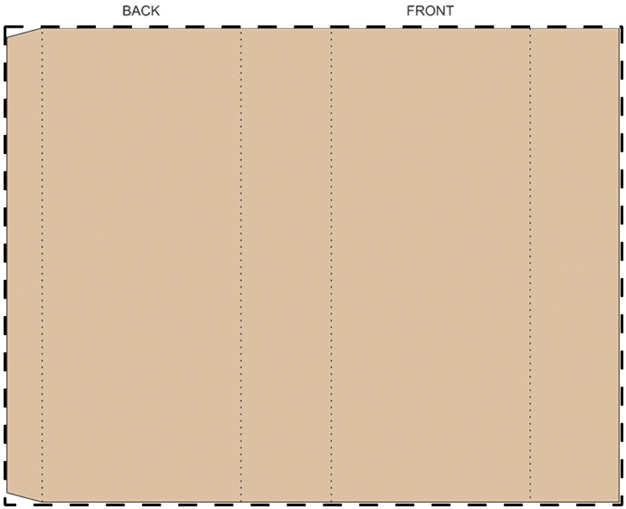 Individuelle Kraftpapierhülle