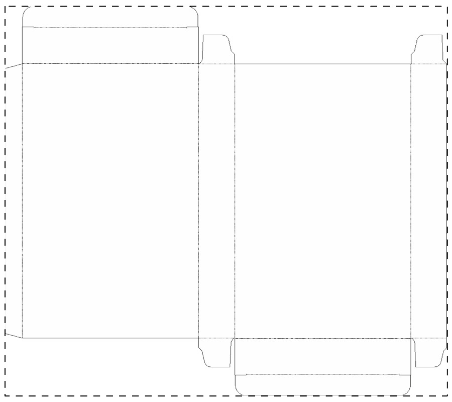 Custom paperboard box