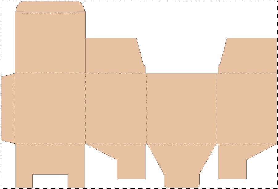 Custom kraft corrugated box