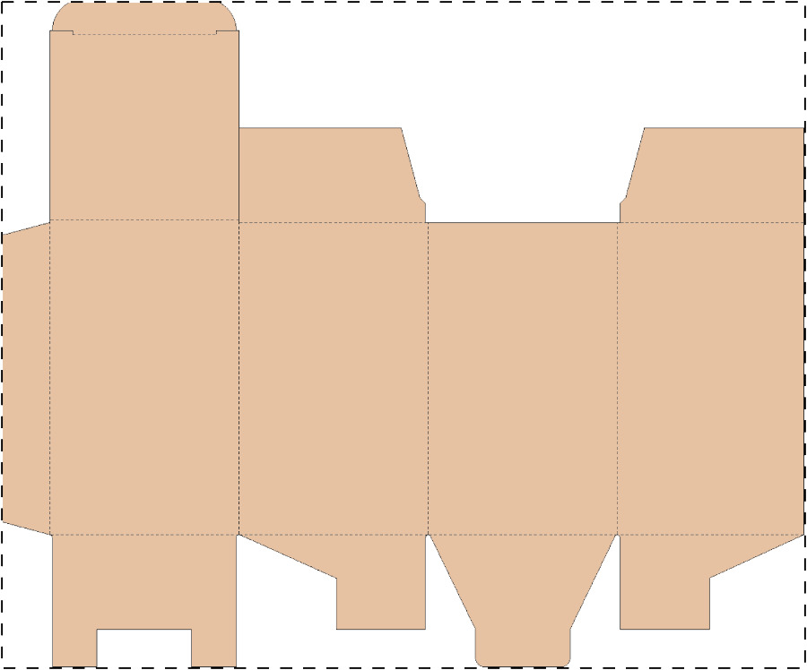 Custom kraft corrugated box