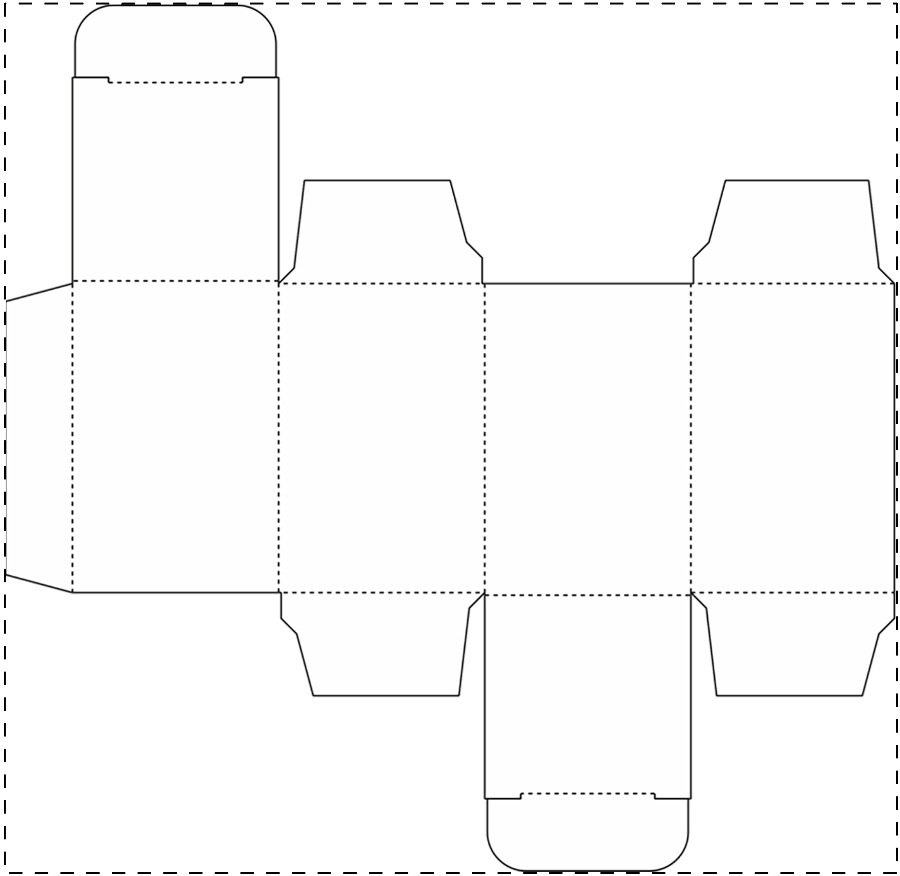 Custom paperboard box