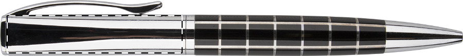 Ballpoint pen below clip - left handed