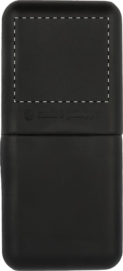 Front side of case - top