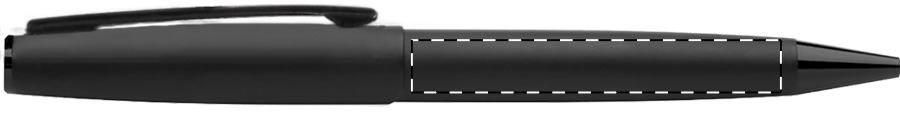Ballpoint pen barrel - left handed