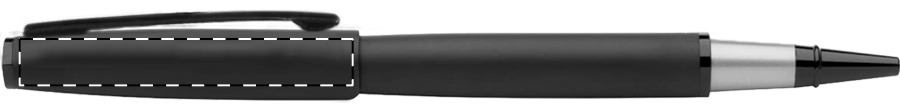 Roller pen below clip - left handed