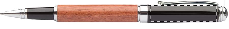 Roller pen below clip - right handed