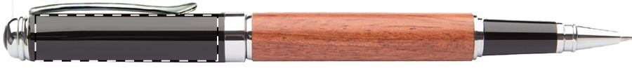 Roller pen below clip - left handed