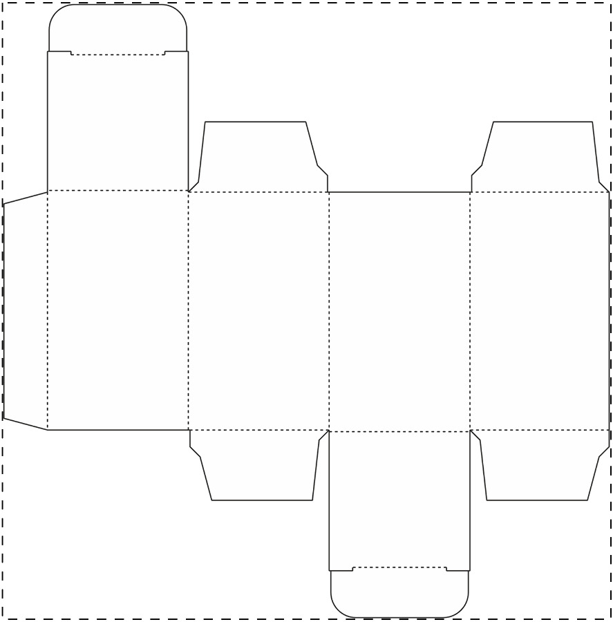Custom paperboard box